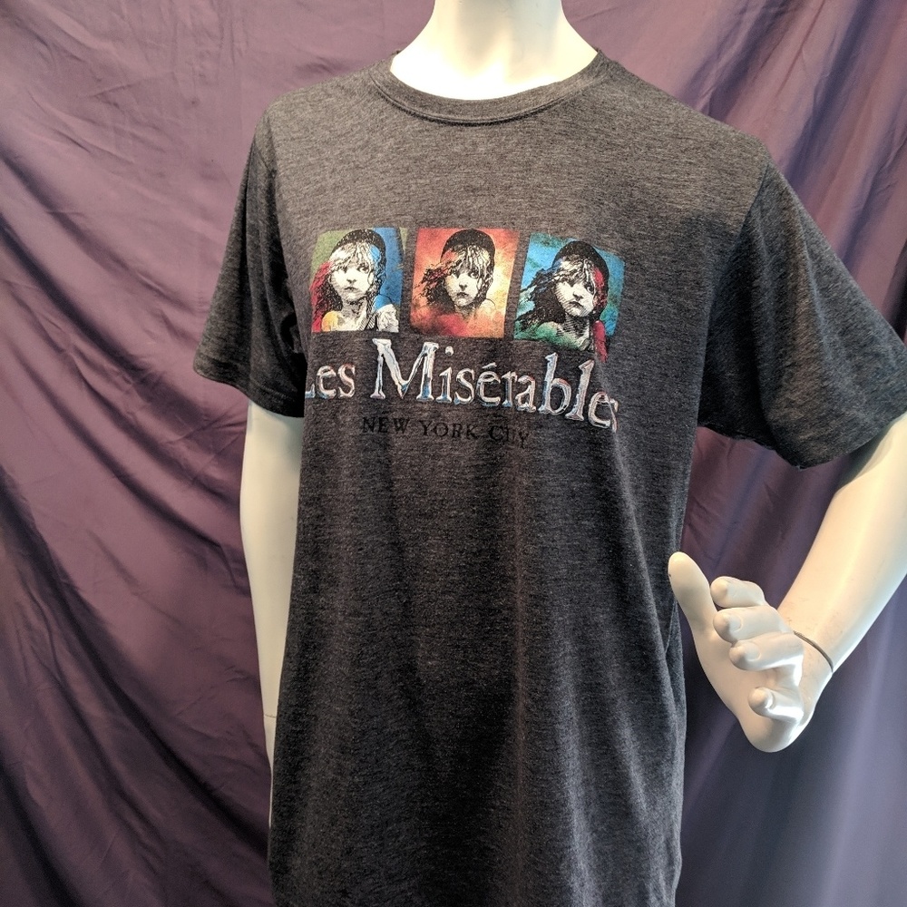 Les Misérables New York t-shirt 50/50 poly/cotton